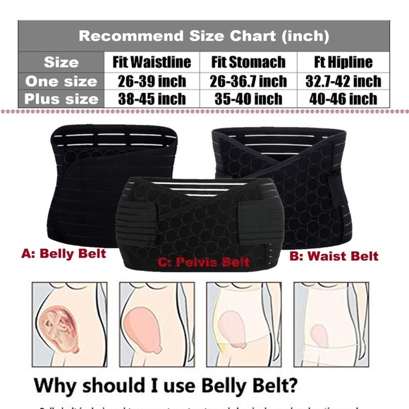 🤰🏻3-in-1 Postpartum Support - Belly/waist/pelvis Shapewear Slimming (Black) - Picture 4 of 5